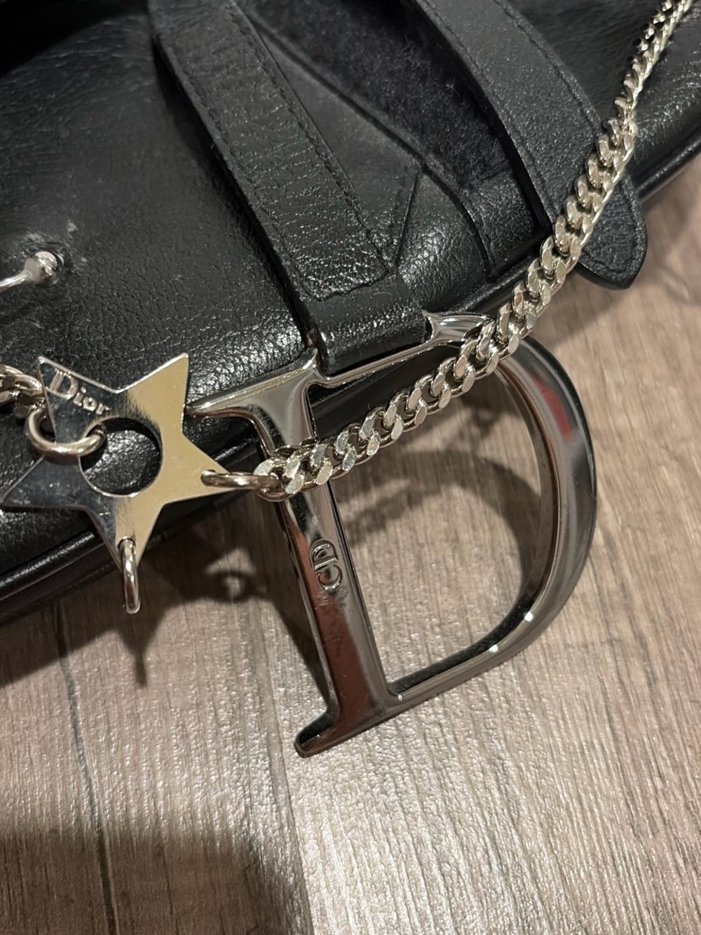 Christian Dior Galliano Pierced Saddle Bag - Picture 3 of 8